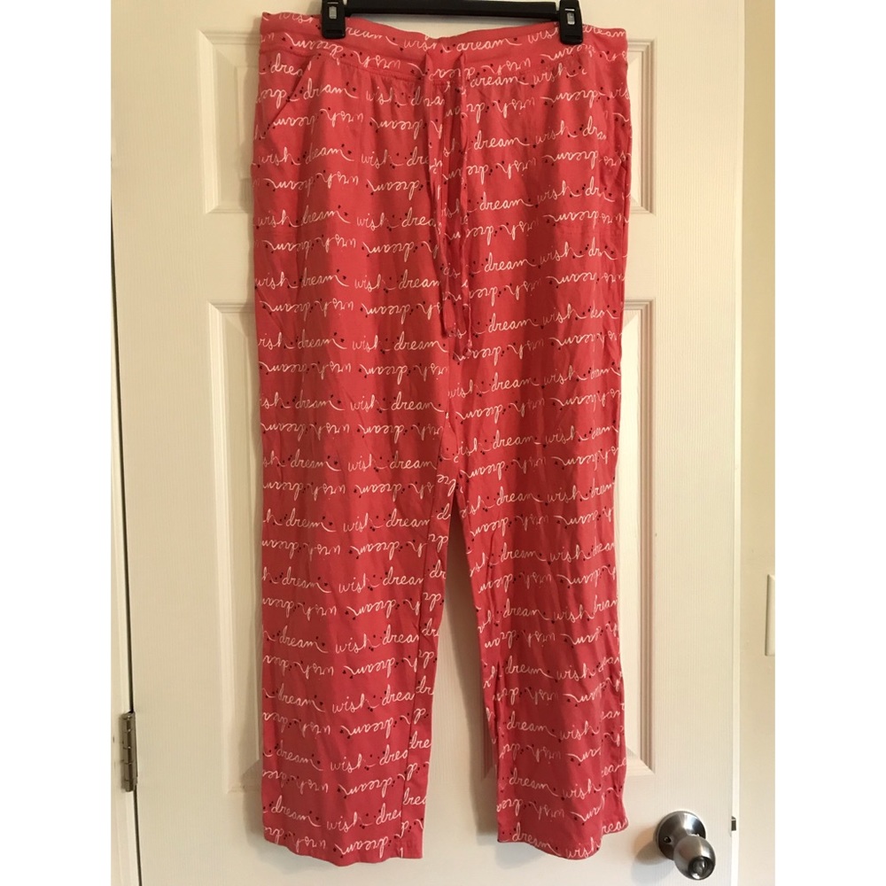 Pink pajama pants!
